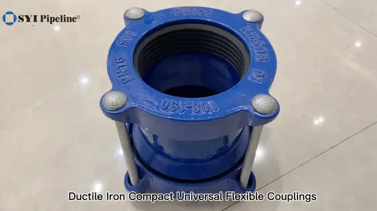 Pipe Coupling, Ductile Iron Flexible Universal Coupling