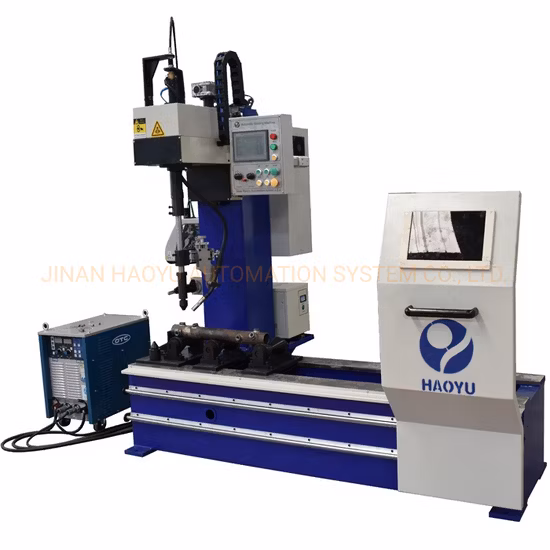 Equipo de soldadura automática de arco MIG con boquilla de cilindro hidráulico de sistema CNC con precio competitivo
